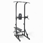 Máquina – Estación Dominadas Paralelas Multifunción Pro con Banca