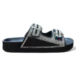 Sandalia Mujer Sintetico Negro Diamond Bonny Franco