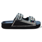 Sandalia Mujer Sintetico Negro Diamond Bonny Franco