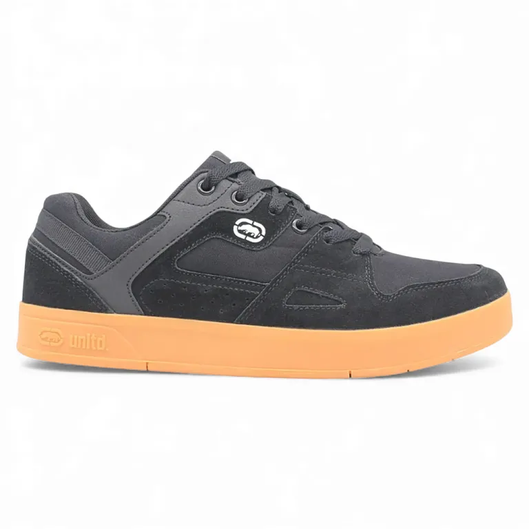 Zapatilla Urbana Hombre Negra Suela Caramelo Ecko Unltd