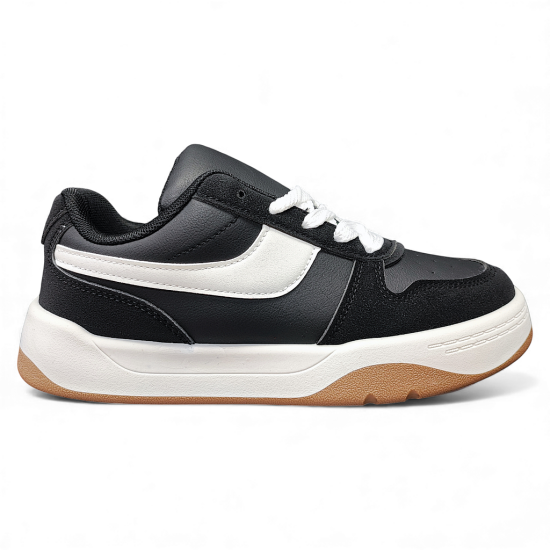 Zapatilla Mujer Urbana Black Street New Walk