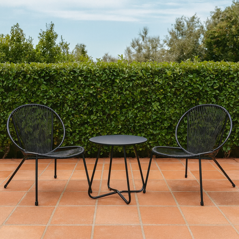 Juego de Terraza 3 Piezas Acapulco El Container