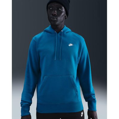 Polerón Hombre Nike Club Fleece Azul