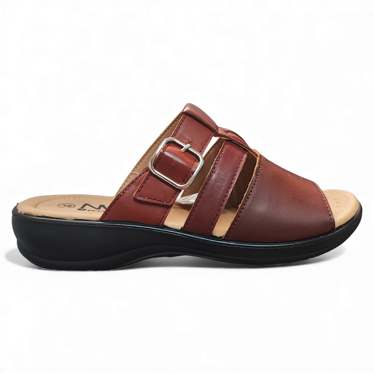 Sandalia Mujer Café Siena Confort New Walk