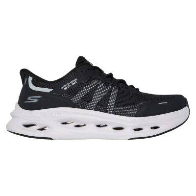 Zapatilla Mujer Max Cushioning Glide Step Bkw Skechers