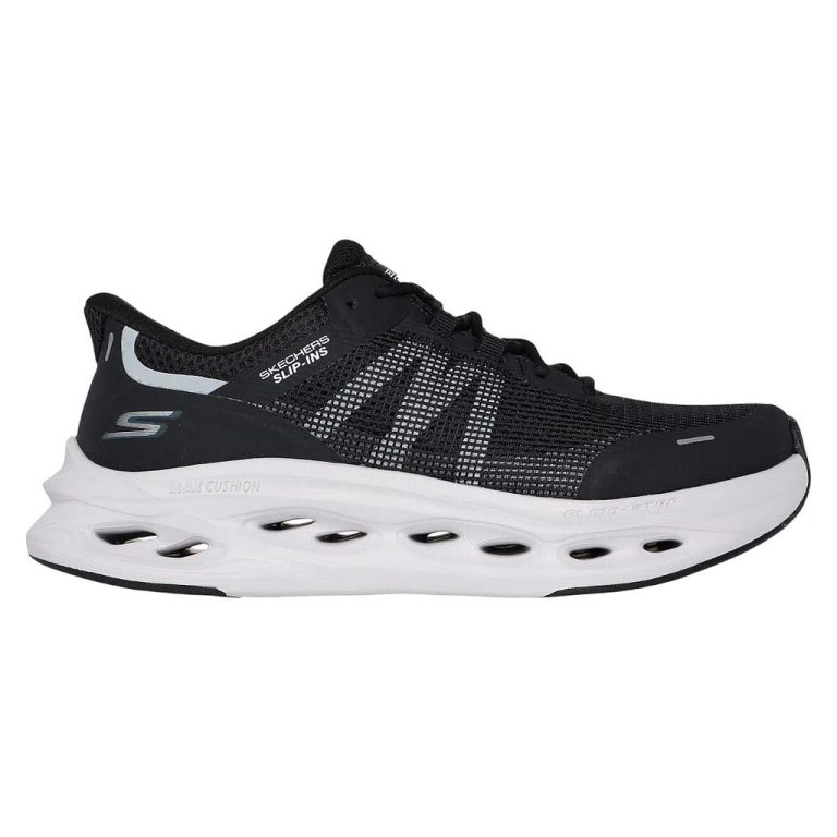 Zapatilla Mujer Max Cushioning Glide Step Bkw Skechers