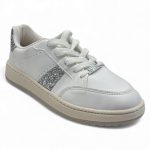 Zapatilla Mujer Maxxi Glitter Blanco Plata Vizzano