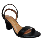 Sandalia Mujer Verniz Nancy Negro Vizzano