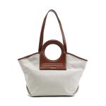 Cartera Dos Asas Grande CAR3316 Off White Gacel