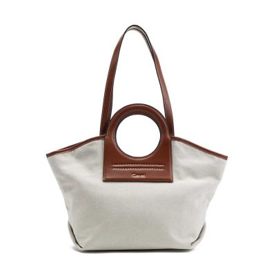 Cartera Dos Asas Grande CAR3316 Off White Gacel