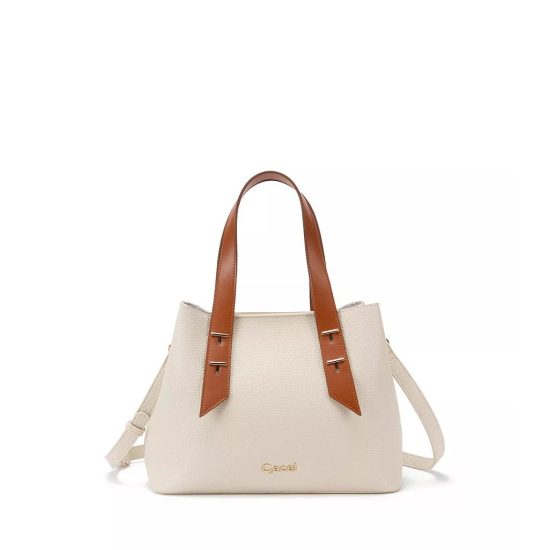 Cartera Dos Asas Mediana CAR3350 Blanco Gacel