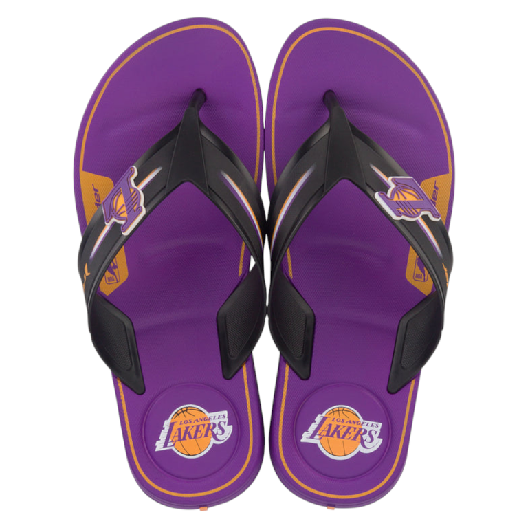 Sandalia Hombre Lakers Violeta Rider