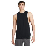 Polera Sin Mangas Hombre Left Chest Cut-Off Negra Under Armour