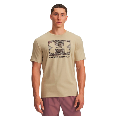 Polera Hombre ABC Camo Boxed Logo Café Under Armour