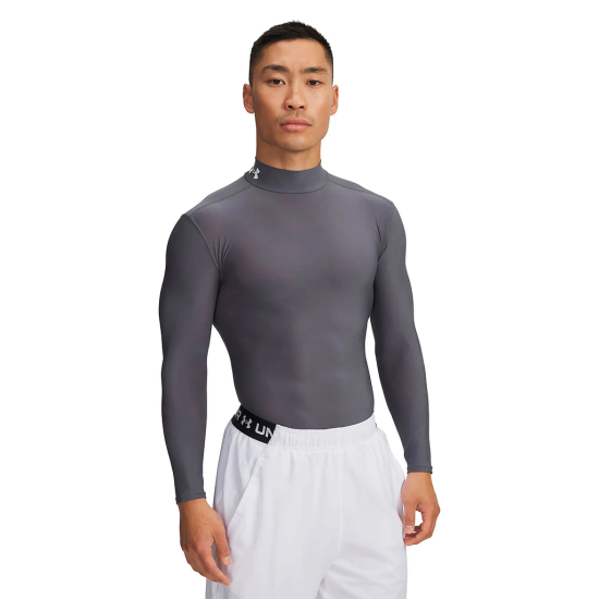 Primera Capa Entrenamiento HG Mock Gris Under Armour