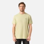 Polera Hombre M Logo Back Print T-Shirt Verde Manzana Lippi