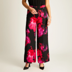 Pantalón Palazzo Floral Fucsia Ldp