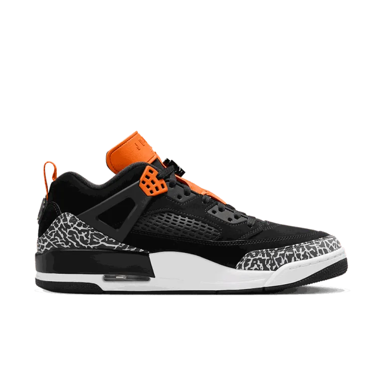 Zapatilla Hombre Spizike Low Black/Starfish White Jordan Nike