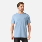 Polera Hombre Mountain Vibes T-Shirt Azul Piedra Lippi