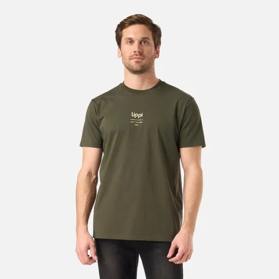 Polera Hombre Ulmo Point Sorona T-Shirt Verde Musgo Lippi