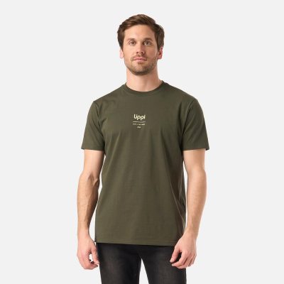Polera Hombre Ulmo Point Sorona T-Shirt Verde Musgo Lippi