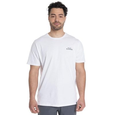 Polera Hombre Lifestyle Algodón Orgánico Blanca Kannu