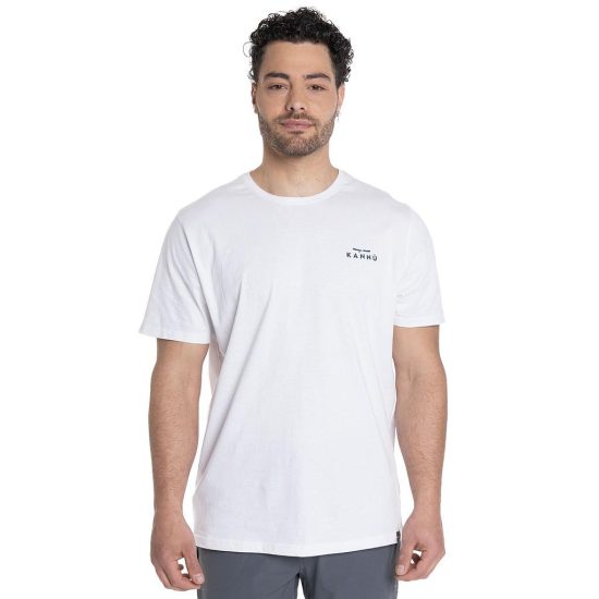 Polera Hombre Lifestyle Algodón Orgánico Blanca Kannu