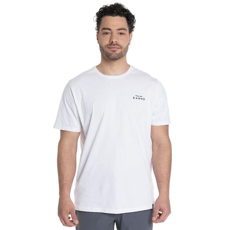Polera Hombre Lifestyle Algodón Orgánico Blanca Kannu