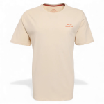 Polera Hombre Manga Corta Jersey Lifestyle Beige Kannu