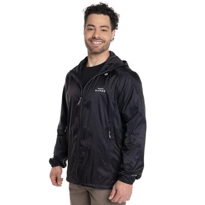 Cortaviento Hombre Empacable Outdoor Negro Kannu