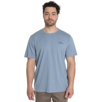 Polera Hombre Manga Corta Jersey Lifestyle Celeste Kannu