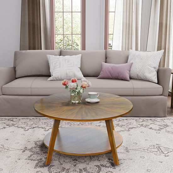 Mesa De Centro Light Walnut Msa