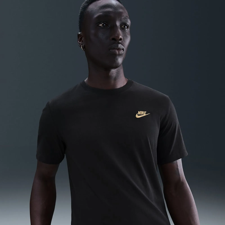 Polera Nike Sportswear Club Negro Nike