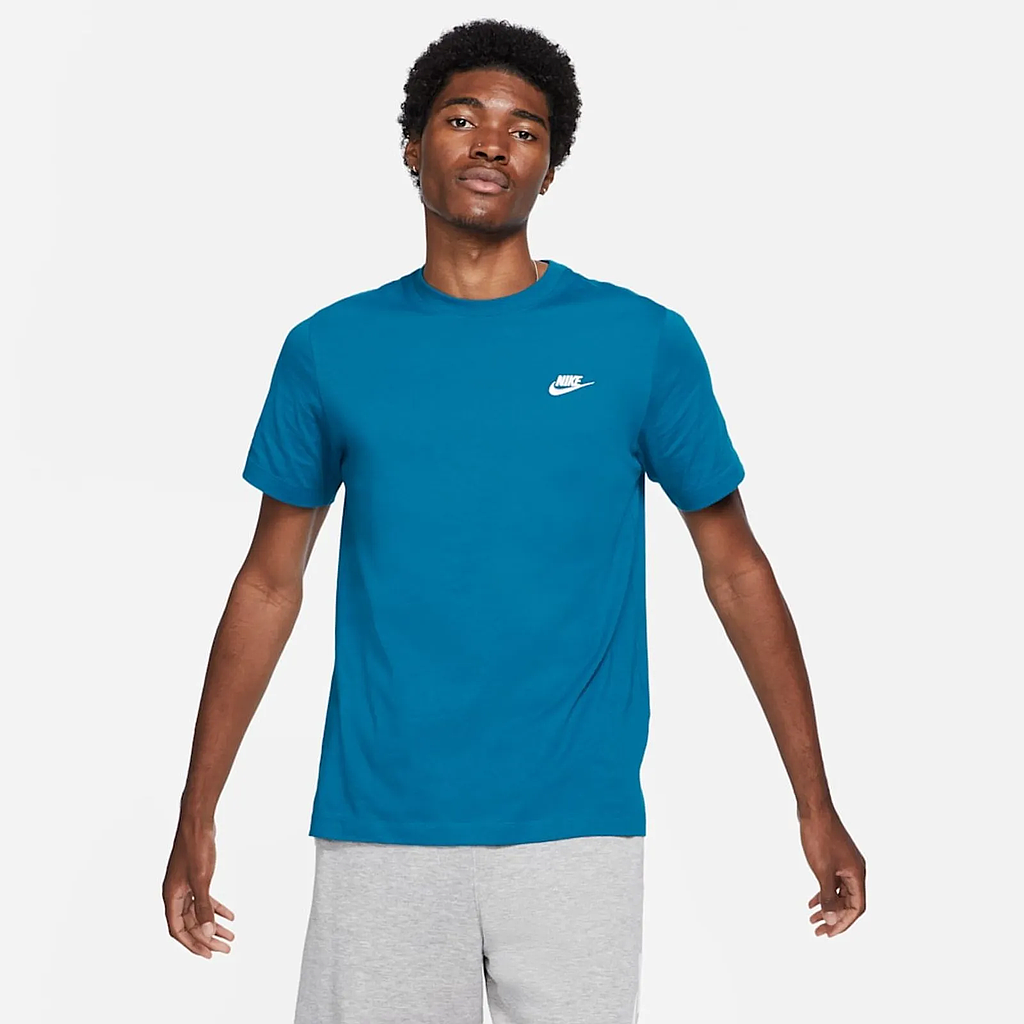 Polera Nike Sportswear Club Azul Nike