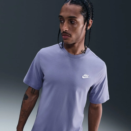 Polera Nike Sportswear Club Lila Nike