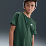 Polera infantil Sportswear Big Kids’ Verde Nike
