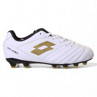 Zapato Futbol Juvenil Lotto Stadio 705 JR Blanco