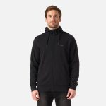 Poleron Hombre Ulmo Full Zip Hoody Sweatshirt Negro Lippi