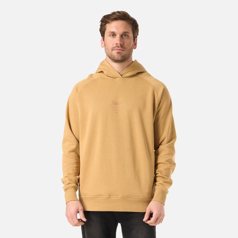 Poleron Hombre Ulmo Light Hoody Sweatshirt Mostaza Lippi