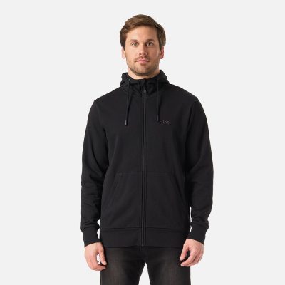 Poleron Hombre Ulmo Light Hoody Sweatshirt Negro Lippi