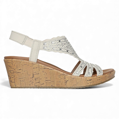 Sandalia Mujer Beverlee Dazzling Charm Ofwt Skechers