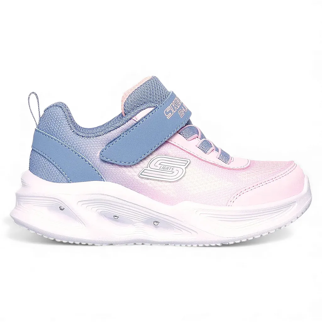 Zapatilla Niña S Lights Sola Glow Ombre Deluxe Skechers