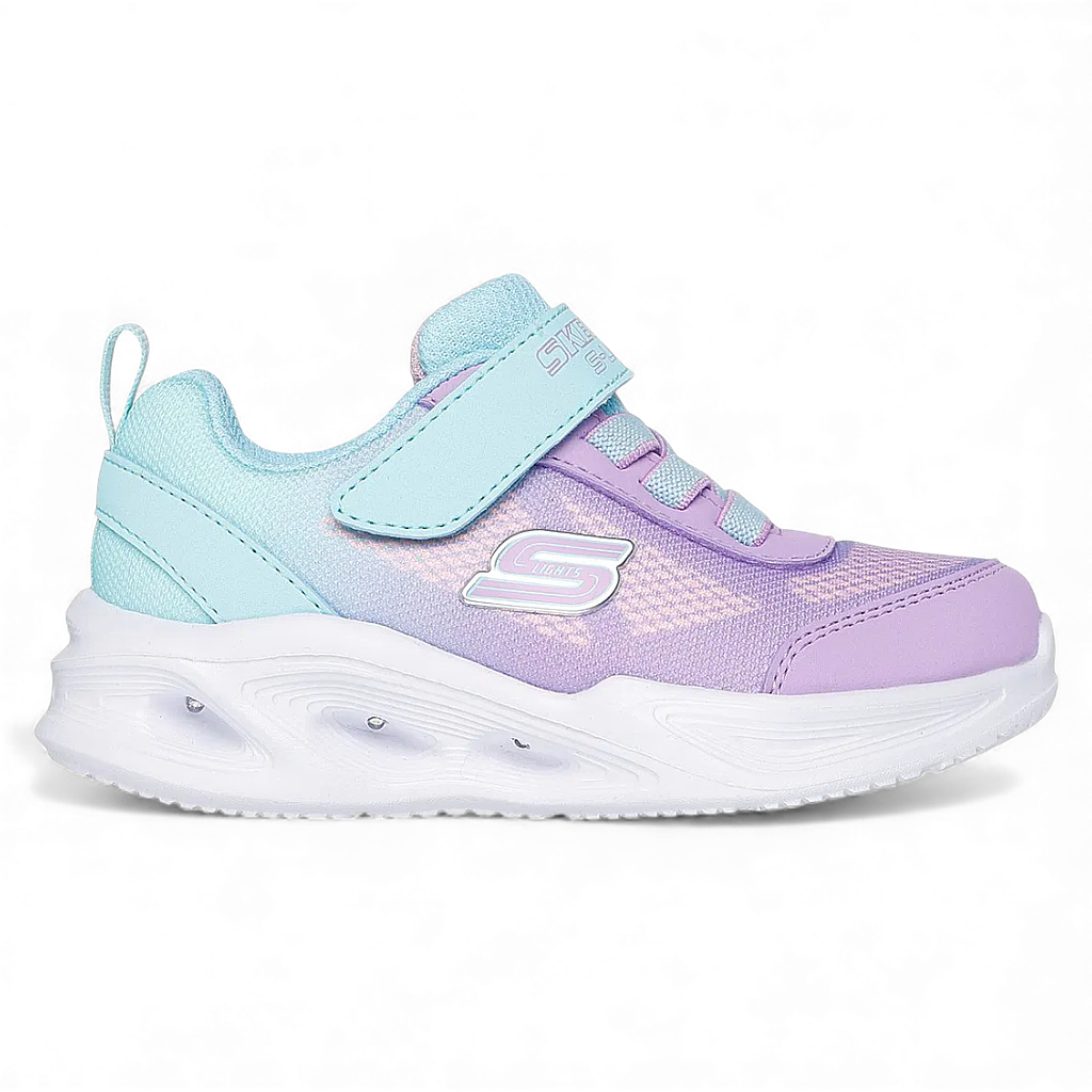 Zapatilla Niña S Lights Sola Glow Ombre Deluxe Tqlv Skechers