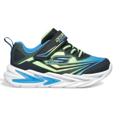 Zapatilla Niño S Lights Flex Glow Ultra Bblm Skechers