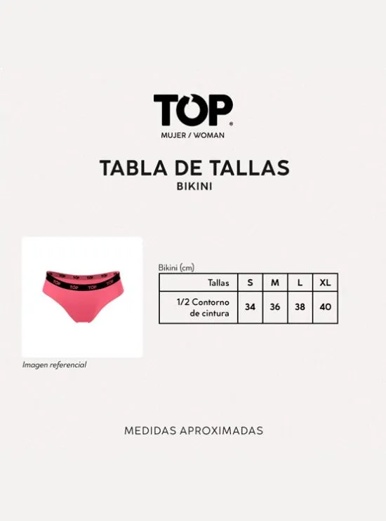 Pack 3 Calzón Bikini Algodón Pack 3 C4 - Imagen 6