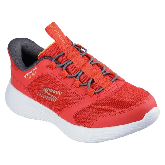 Zapatilla Niño Go Run 400 V2 Turbo Brisk Rdgy Skechers - Imagen 4