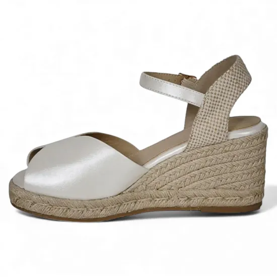 Sandalia Mujer Plataforma Yute Perla Galatea Begoña - Imagen 3