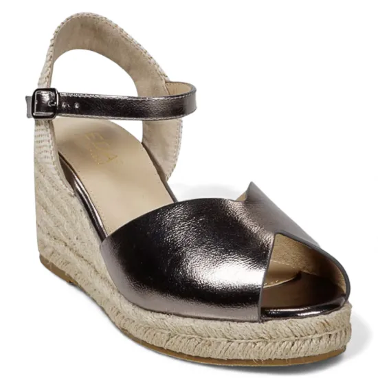 Sandalia Mujer Plataforma Yute Pewter Galatea Begoña - Imagen 2