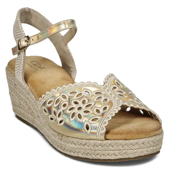 Sandalia Mujer Plataforma Yute Gold Aurora Begoña - Imagen 4