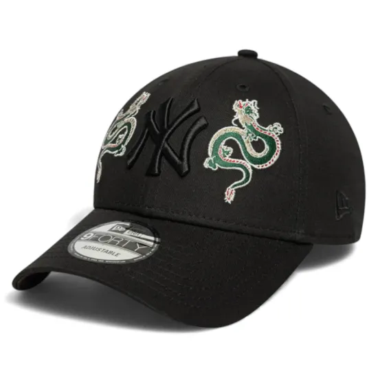 Jockey Yankees Dragón Negro 9Forty Unisex New Era - Imagen 4